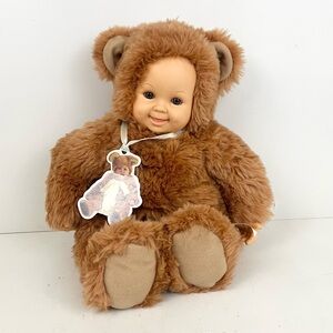 Anne Geddes Baby Teddy Bear Vintage Doll